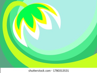 
Vector illustration of psychedelic flowers