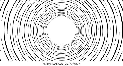 Vector illustration of psychedelic spiral with radial rays, twirl, twisted comic effect, vortex backgrounds. Hypnotic spiral