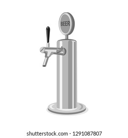 Vector illustration of pub and bar icon. Collection of pub and interior stock vector illustration.