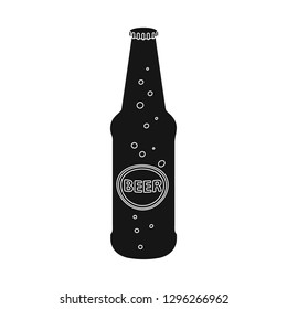 Vector illustration of pub and bar symbol. Set of pub and interior stock symbol for web.