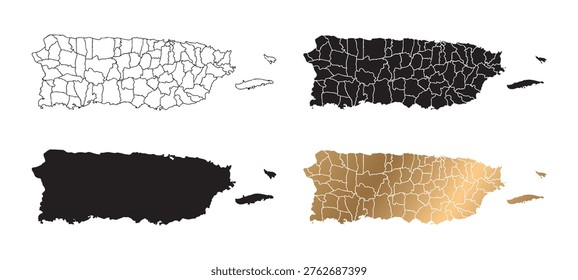 Vector illustration Puerto Rico