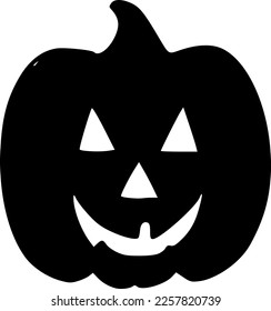ilustración vectorial de la caricatura de calabaza