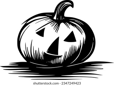 Ilustración vectorial de la caricatura fantasma de la calabaza