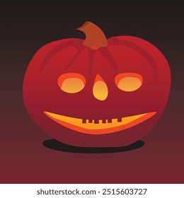 vector illustration. Pumpkin. Halloween. Can be used for postcard, book, website