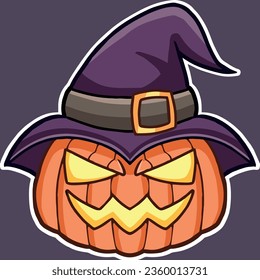 vector illustration of pumpkin haloween