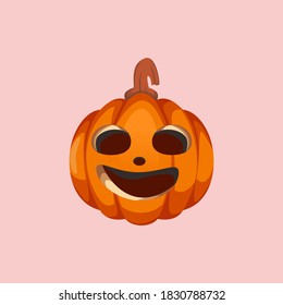 a vector illustration of pumpkin lantern craft