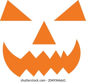 Ilustración vectorial de la Calabaza sobre fondo blanco Para imprimir o usar como afiche, tarjeta, volante o camiseta