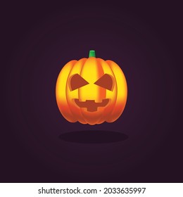 Vektorgrafik von Kürbissen, geeignet für Poster, Hintergründe usw. zu Halloween-Veranstaltungen