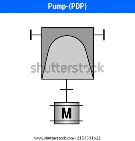 Vector Illustration for Pump-(PDP) EPS10 EPS10