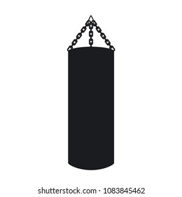 Vector illustration punching bag icon