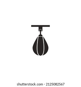 Vector illustration punching bag icon
