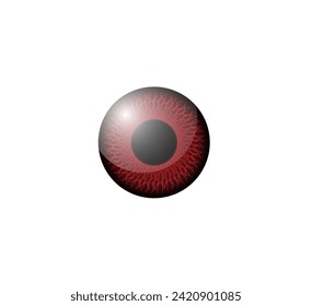 Vector illustration of a pupil or eye lens in beautiful color