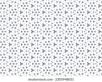 Vector Illustration of Purple Abstract Mandala or Ikat Texture Seamless Pattern for Wallpaper Background.
