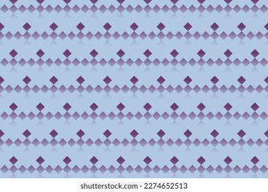 Vector illustration of purple arabic quadrilateral pattern.
