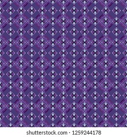Vector illustration. Purple, brown and violet abstract background painted geometry shine and layer element seamless pattern.