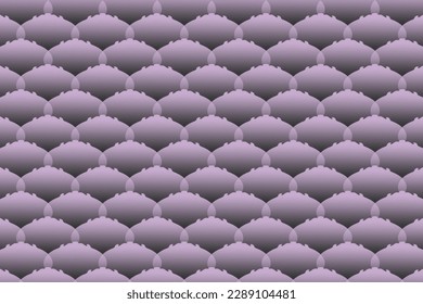 Vector illustration of purple gradient hexagon pattern pattern.