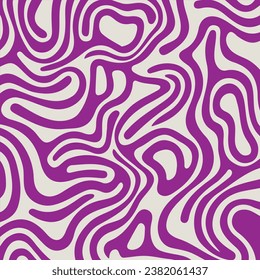 Vector Illustration of the purple pattern of  lines abstract background