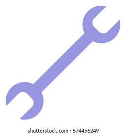 Vector Illustration of Purple Spanner Icon
