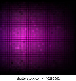 Vector illustration of Purple squares. Abstract background.