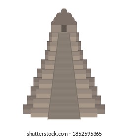 Ilustración vectorial de una pirámide en una ciudad abandonada
Teotihuacán, México.