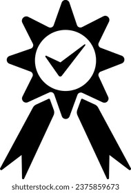 ilustración vectorial de un signo de calidad en un fondo transparente