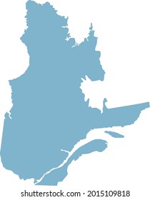 vector illustration of Quebec map