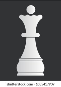 Vector illustration of a Queen Chess Figure