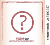 Vector illustration of a question mark