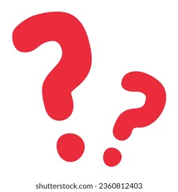 Vector illustration of question marks. Questions and unknowns.