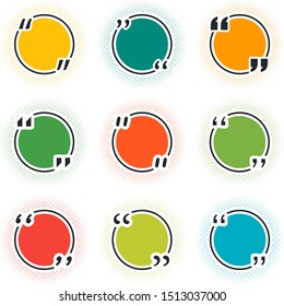 Vector illustration of quote. Creative vector banner illustration.