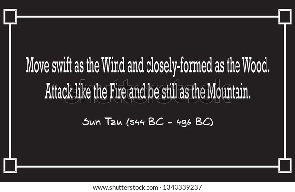 Vector Illustration Quote Move Swift Wind 库存矢量图（免版税 