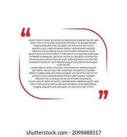 vector illustration for quotes templates