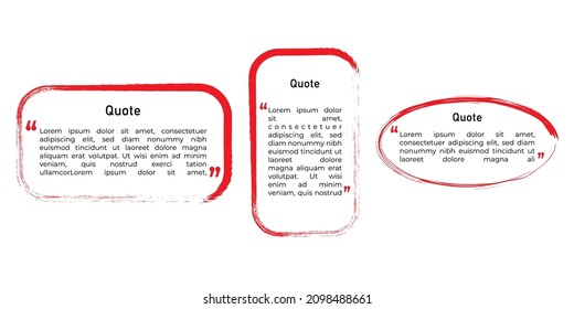 vector illustration for quotes templates