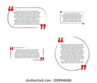 vector illustration for quotes templates