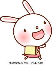 Vector illustration of a rabbit
