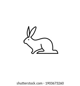 Vector illustration of a rabbit