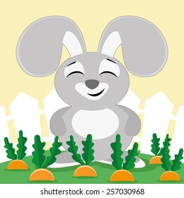 Vector illustration. Rabbit.