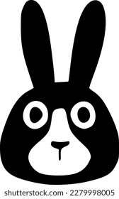 vector illustration of rabbit cartoon