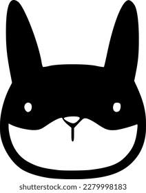 vector illustration of rabbit cartoon