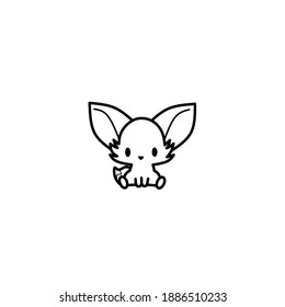 vector illustration of rabbit icon