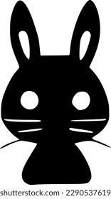 vector illustration of rabbit icon