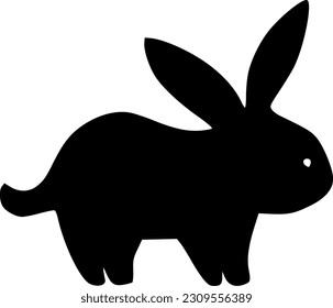 vector illustration of rabbit icon