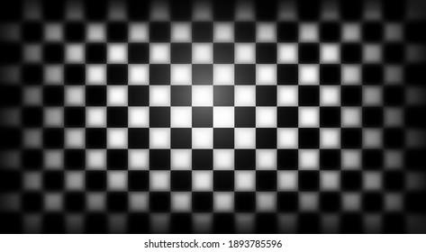 Indicador de la carrera de la ilustración del vector. Fondo abstracto controlado. Símbolo de acabado.