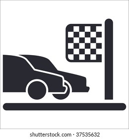Vector illustration of race isolated icons.