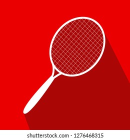 
vector illustration racket, tennis