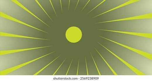 Vector illustration of radial pattern with sunbeams or starburst strip background