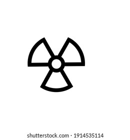 Vector Illustration Radiation Symbol Stock Vector (Royalty Free ...