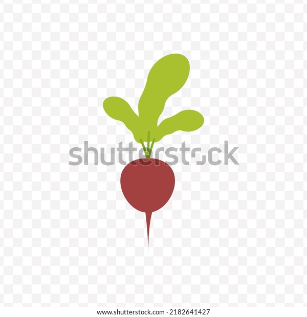 Vector Illustration Radish Icon Sign Symbol Stock Vector (Royalty Free