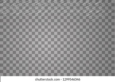 Vector illustration rain isolated on a transparent background
