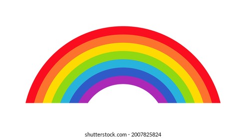 Icono vectorial de arco iris